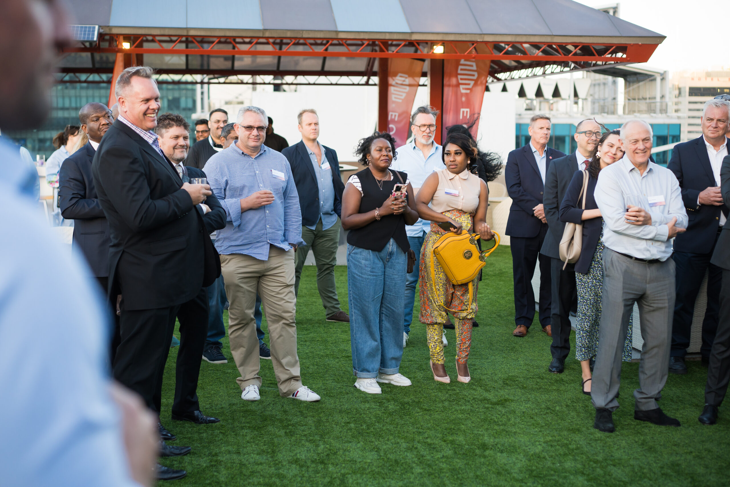 Wofai Samuel at the Launch of Equinix in CapeTown - South Africa
