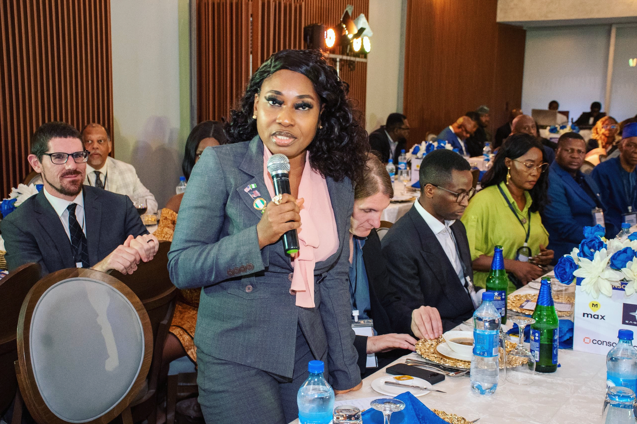 Wofai Samuel at the California Trade Mission to Nigeria